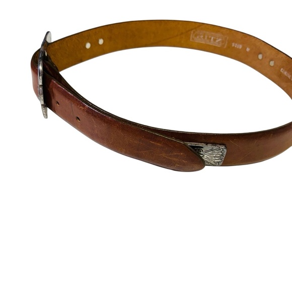 The Ritz Accessories Collection Women’s Light Brown Leather Belt - Picture 11 of 11